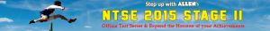 NTSE 2015 Stage-2 Test Series by ALLEN