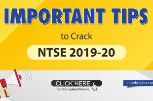 Important tips for NTSE 2019-20
