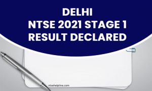 delhi ntse 2021 stage 1 result